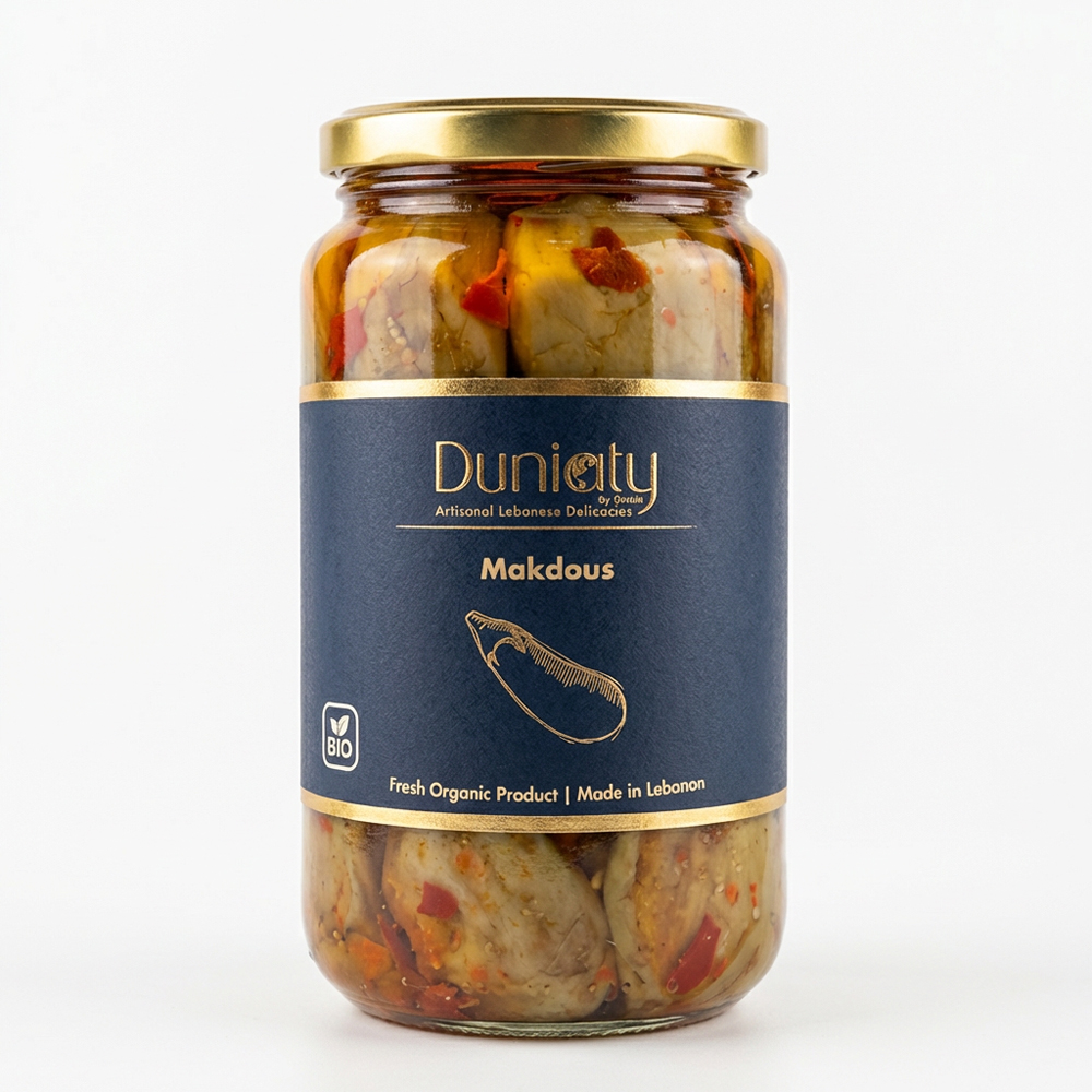 Traditional Lebanese Makdous